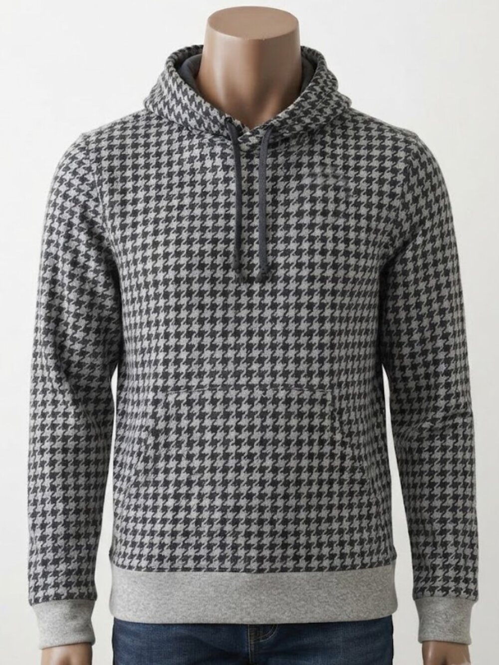 Adidas Ivy Park Beyonce Houndstooth Hoodie Sweatshirt Hooded Pullover Men's XS